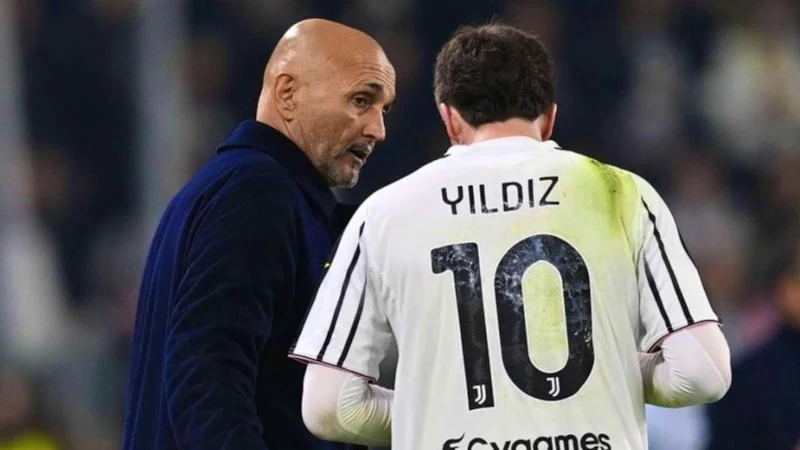 Juventus Teknik Direktörü Luciano Spalletti, milli yıldız Kenan Yıldız için