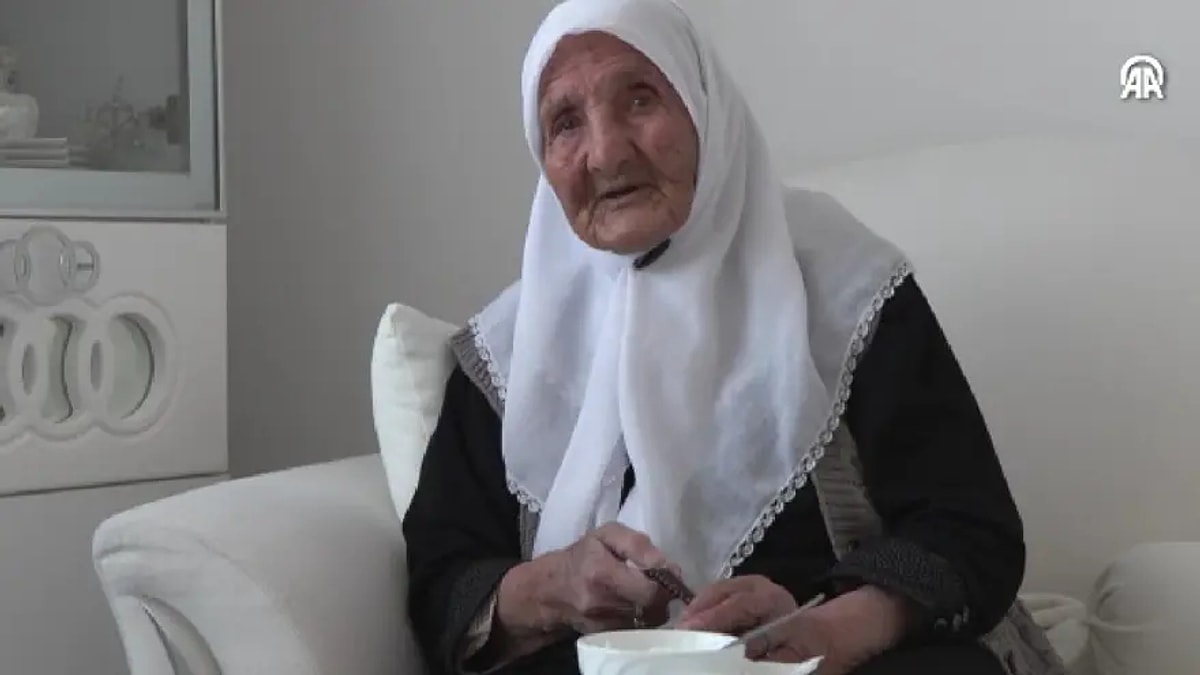 Kayseri’de yaşayan 110 yaşındaki Şemsi Kılıç, uzun yaşamın sırrını açıkladı.