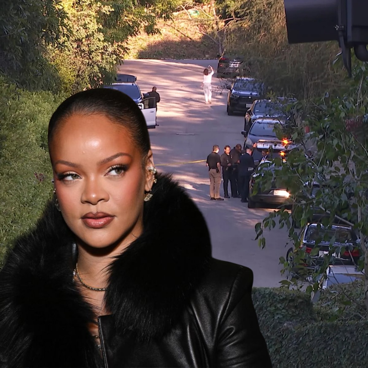 Dünyaca ünlü şarkıcı Rihanna’nın Los Angeles’taki evinin yakınında silahlı saldırı