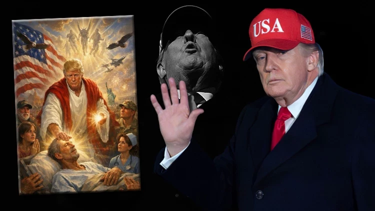 Donald Trump’ın kendisini Hz. İsa gibi gösteren yapay zeka görseli