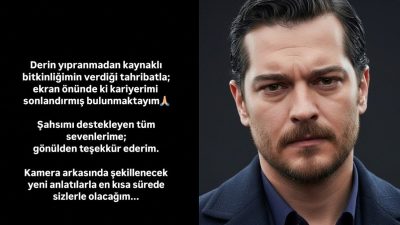 Çağatay Ulusoy hayranlarına şok üstüne şok! Instagram'dan veda etti, oyunculuğu