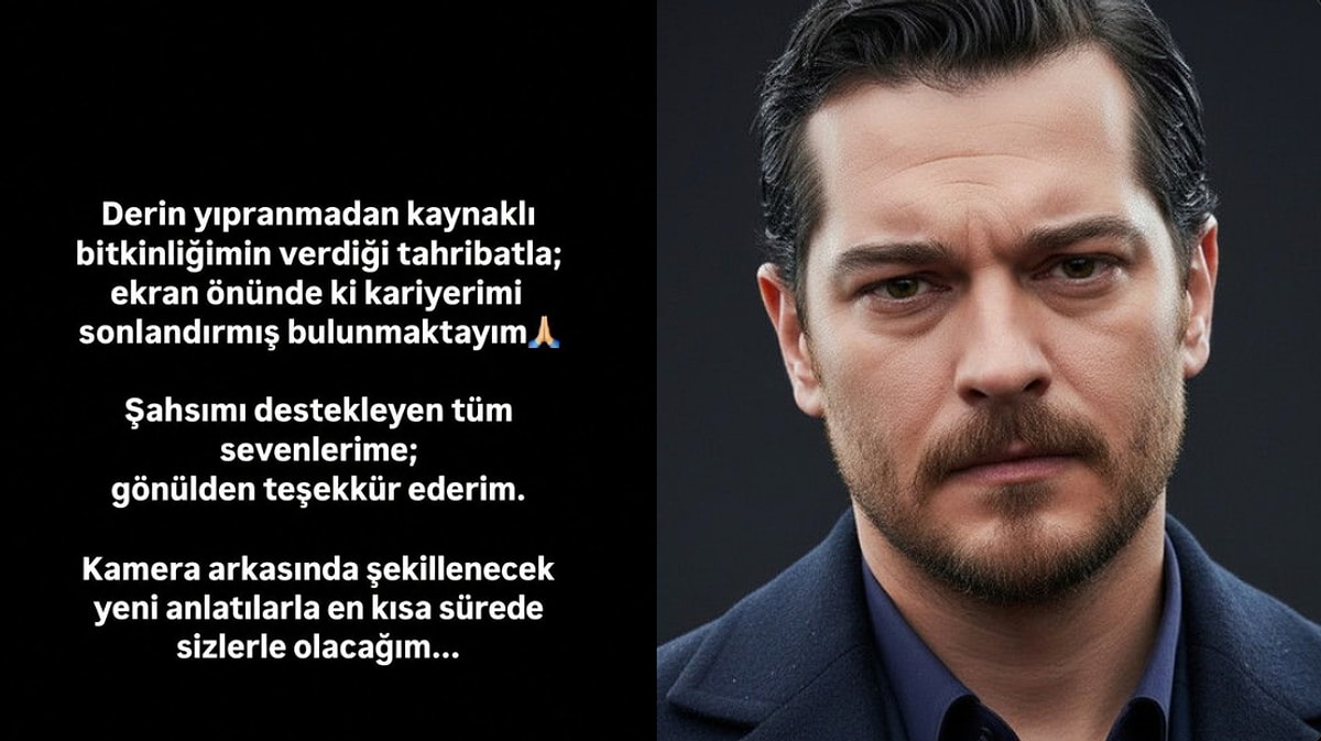 Çağatay Ulusoy hayranlarına şok üstüne şok! Instagram'dan veda etti, oyunculuğu
