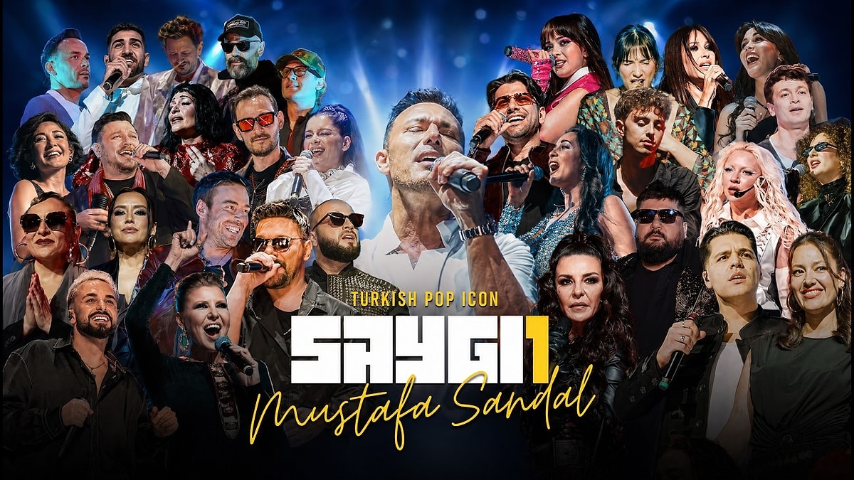 Mustafa Sandal onuruna düzenlenen Saygı 1 konserinde Mela Bedel ile