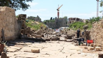 Antalya Side Antik Kenti kazılarında 1947'den beri bir ilk yaşandı!